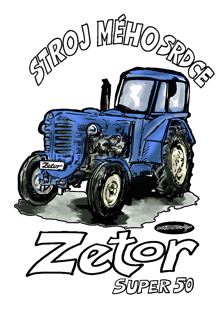 zetor Super 50 CZ modry